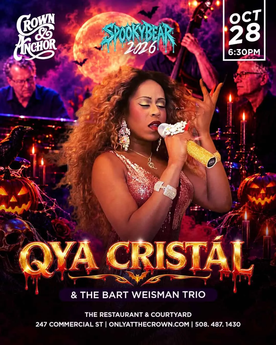 Promo image for Qya Cristál & the Bart Weisman Trio