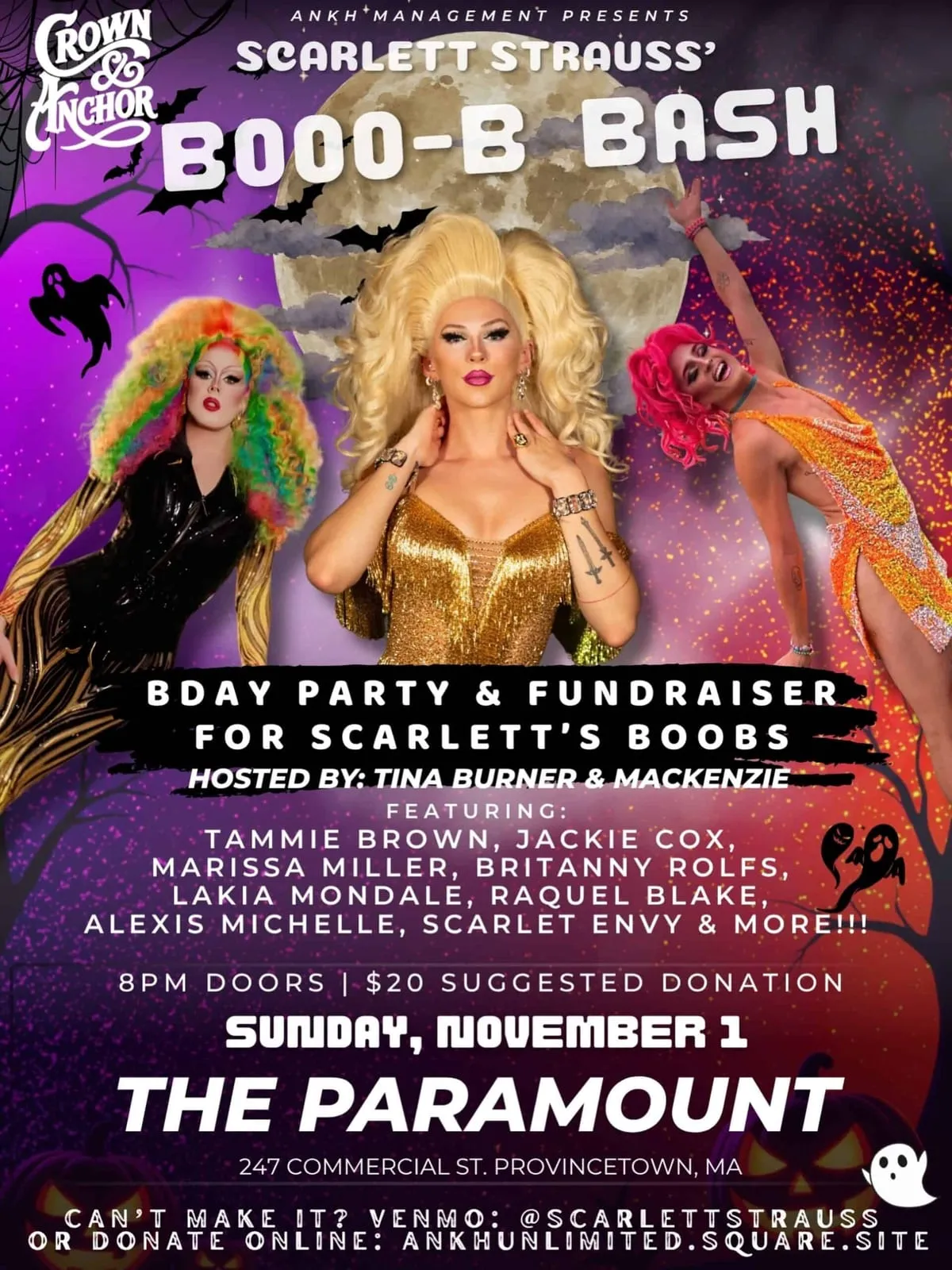 Promo image for Scarlett Strauss' Booo-b Bash
