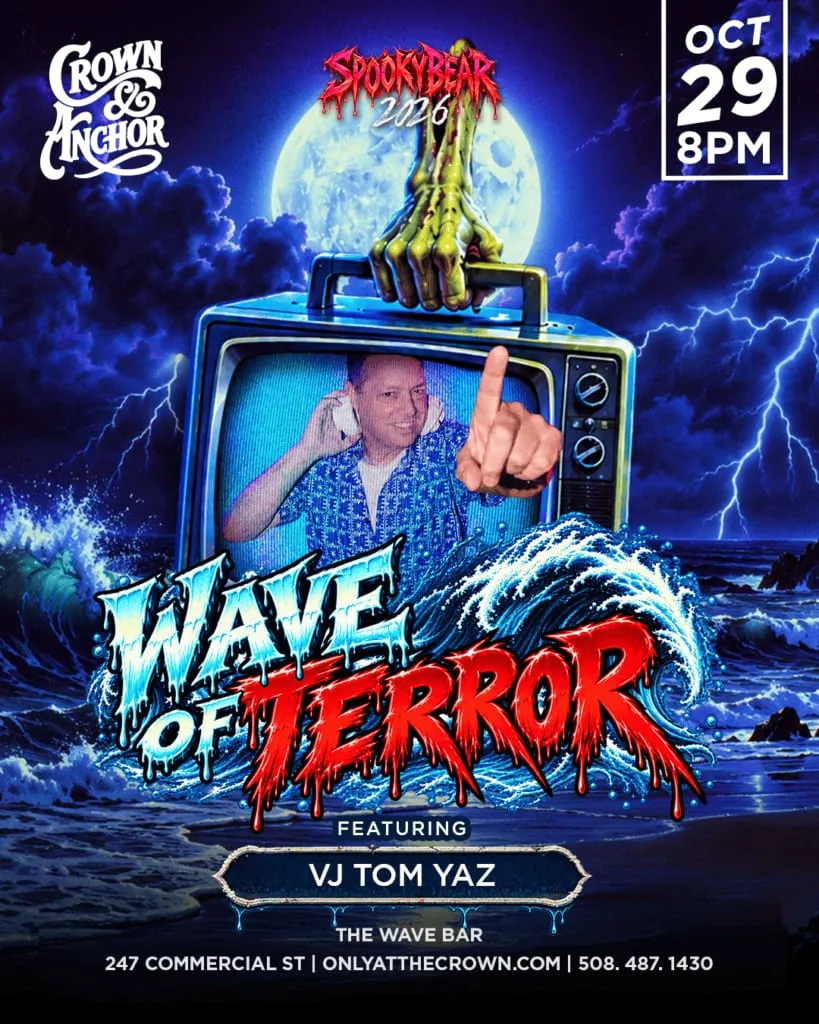 Promo image for Wave of Terror: Video Night with VJ Tom Yaz